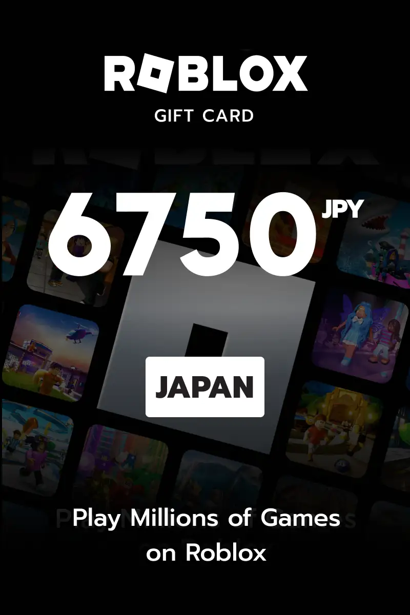 Roblox 6750 JPY Gift Card (Japan) - Digital Key