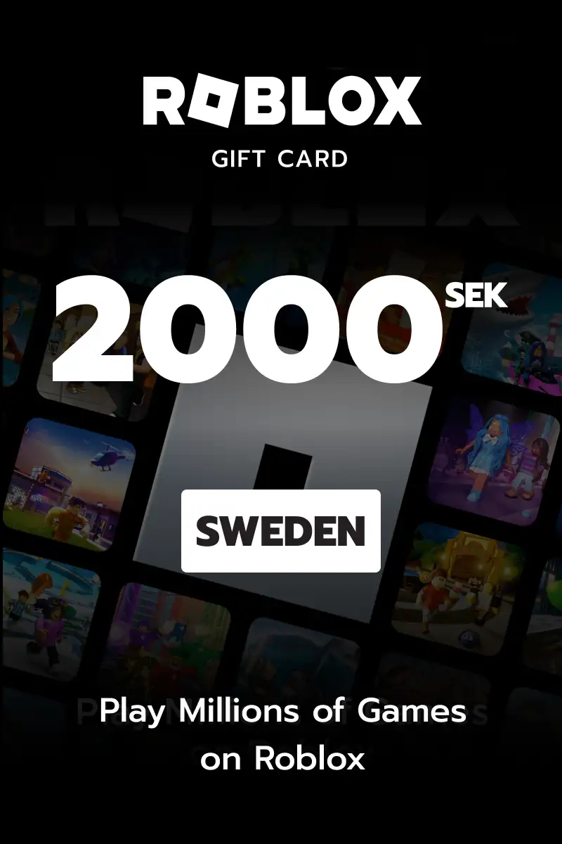 Roblox 2000 SEK Gift Card (Sweden) - Digital Key