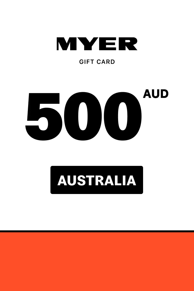 Myer 500 AUD Gift Card (Australia) - Digital Key