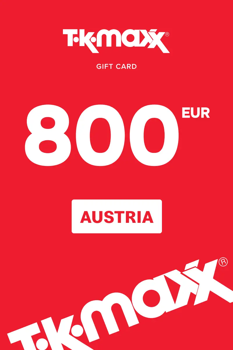 TK Maxx 800 EUR Gift Card (Austria) - Digital Key