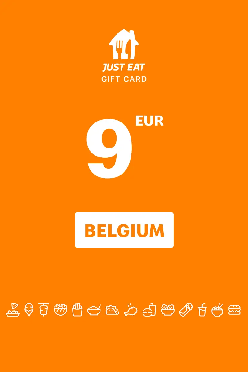 Just Eat 9 EUR Gift Card (Belgium) - Digital Key