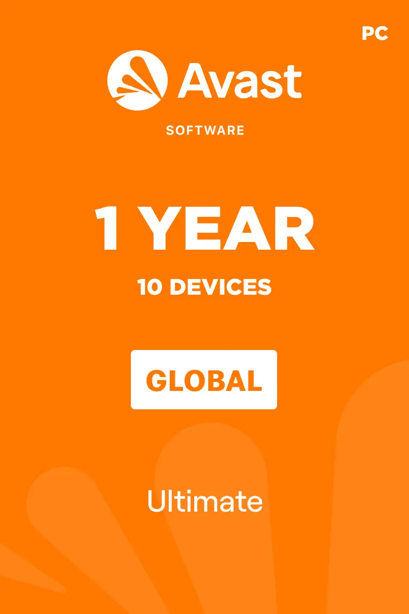 Avast Ultimate (Global) (PC) 10 Device 1 Year - Digital Key