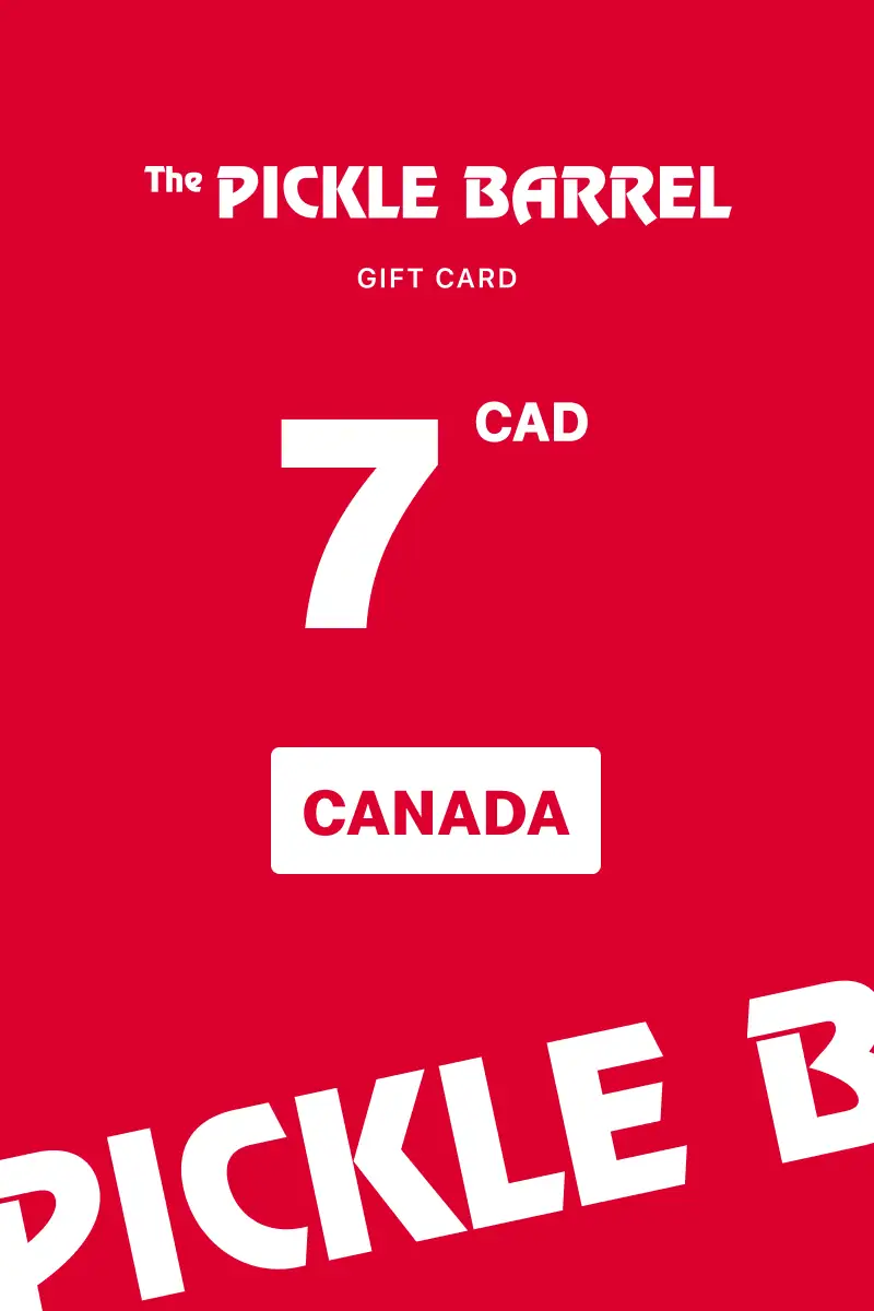 The Pickle Barrel 7 CAD Gift Card (Canada) - Digital Key