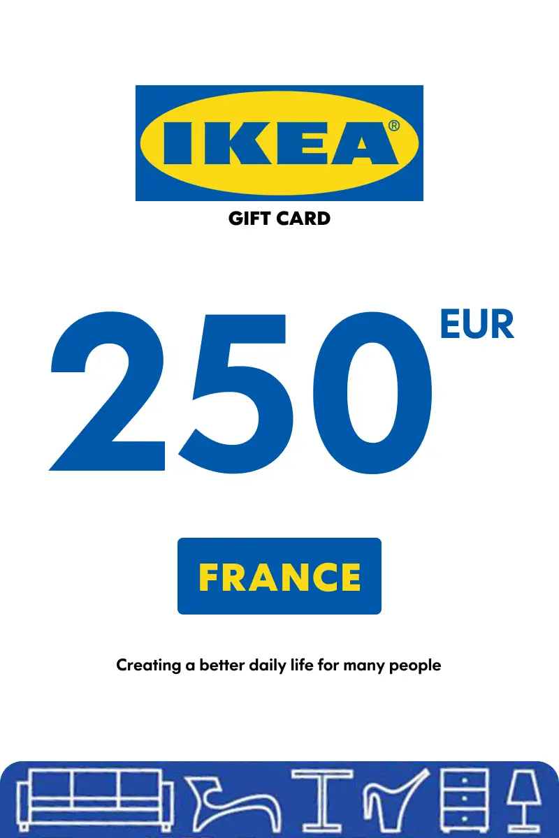 IKEA 250 EUR Gift Card (France) - Digital Key