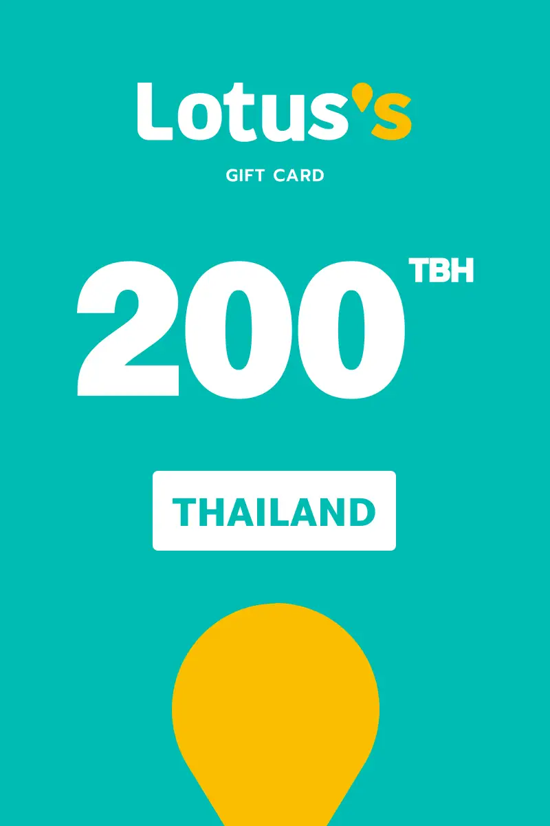 Lotus's 200 THB Gift Card (Thailand) - Digital Key