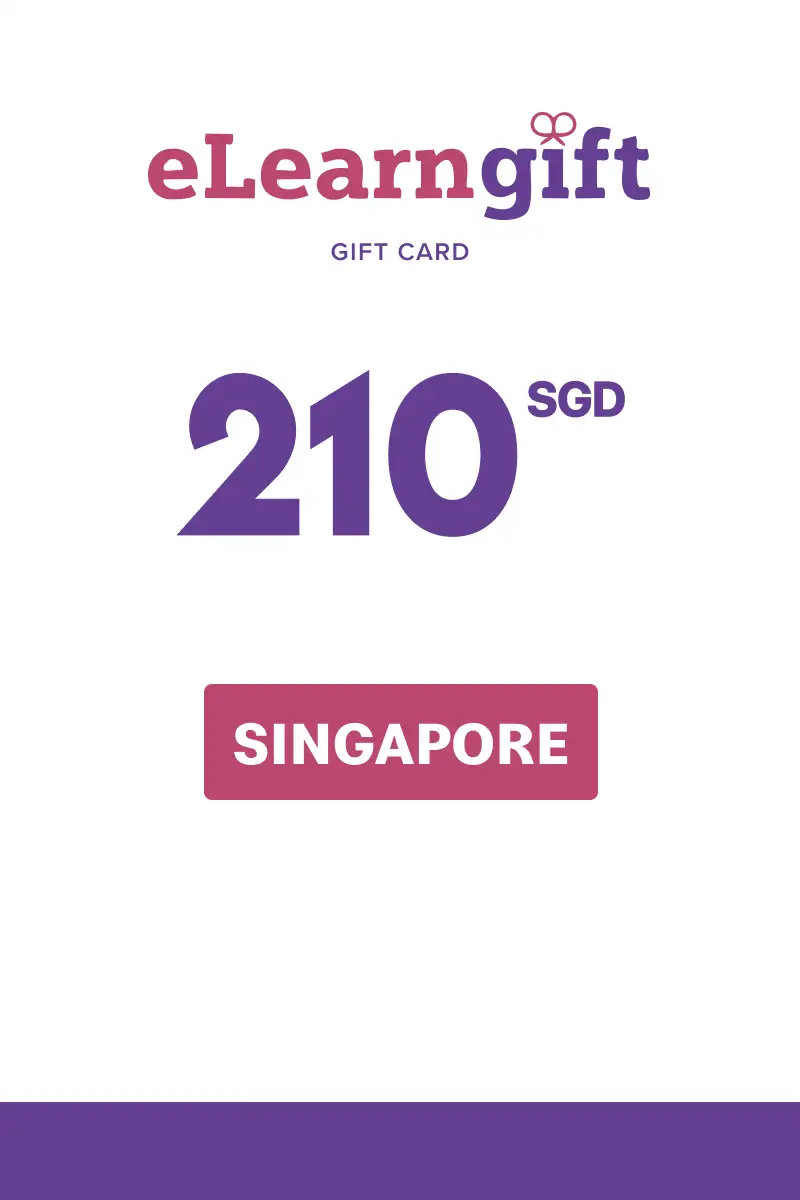 eLearn Gift 210 SGD Gift Card (Singapore) - Digital Key