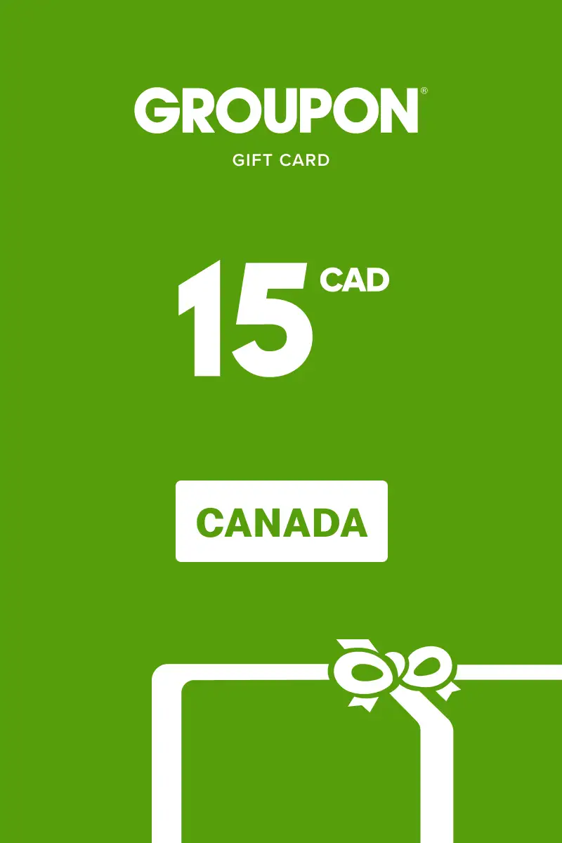 Groupon 15 CAD Gift Card (Canada) - Digital Key