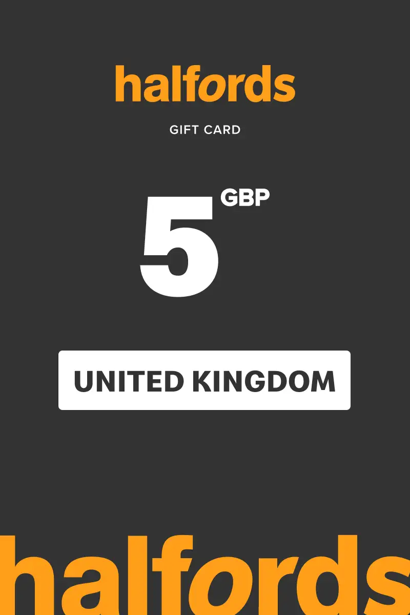 Halfords 5 GBP Gift Card (United Kingdom) - Digital Key