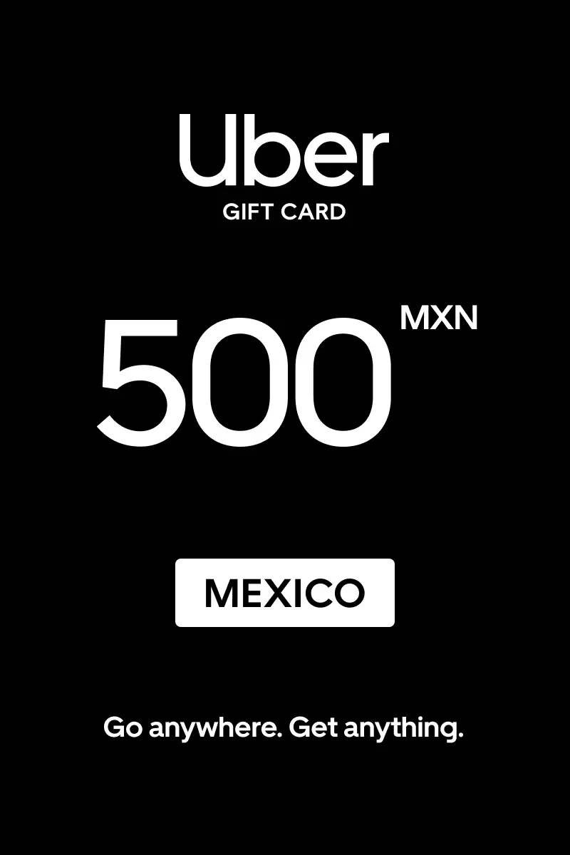 Uber 500 MXN Gift Card (Mexico) - Digital Key