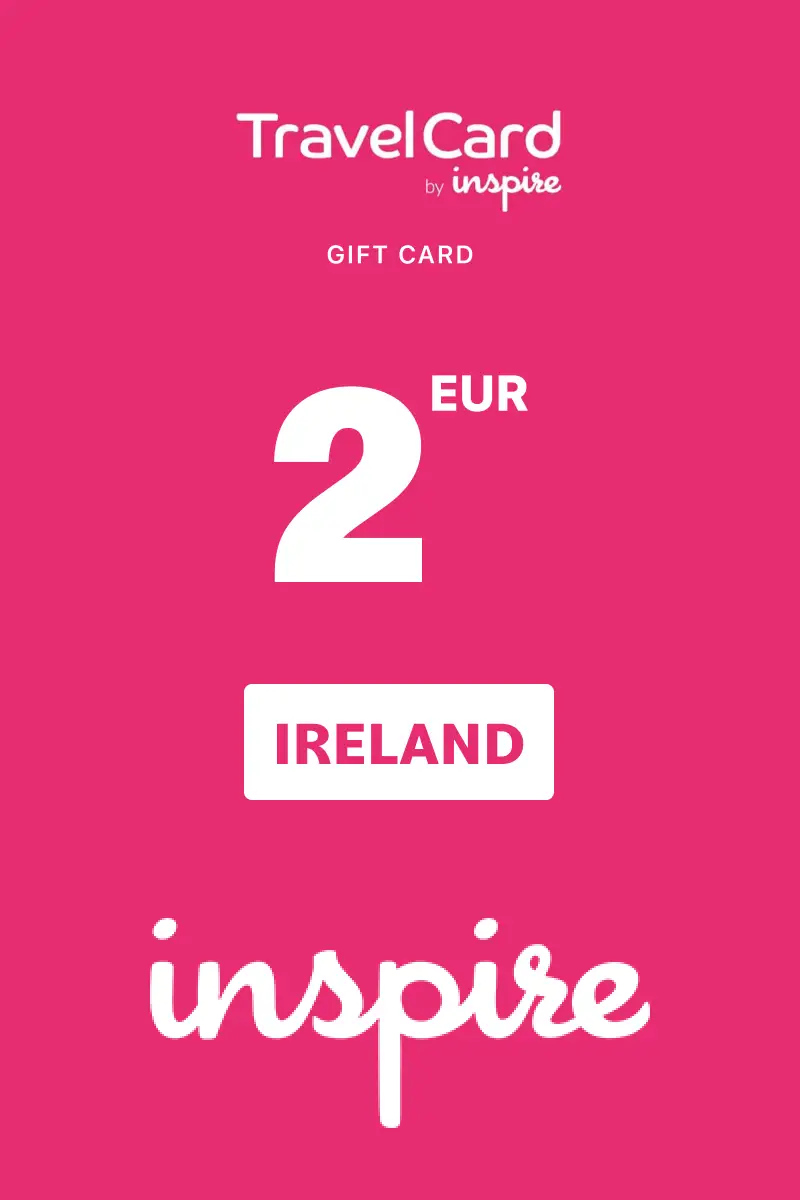 TravelCard by Inspire 2 EUR Gift Card (Ireland) - Digital Key