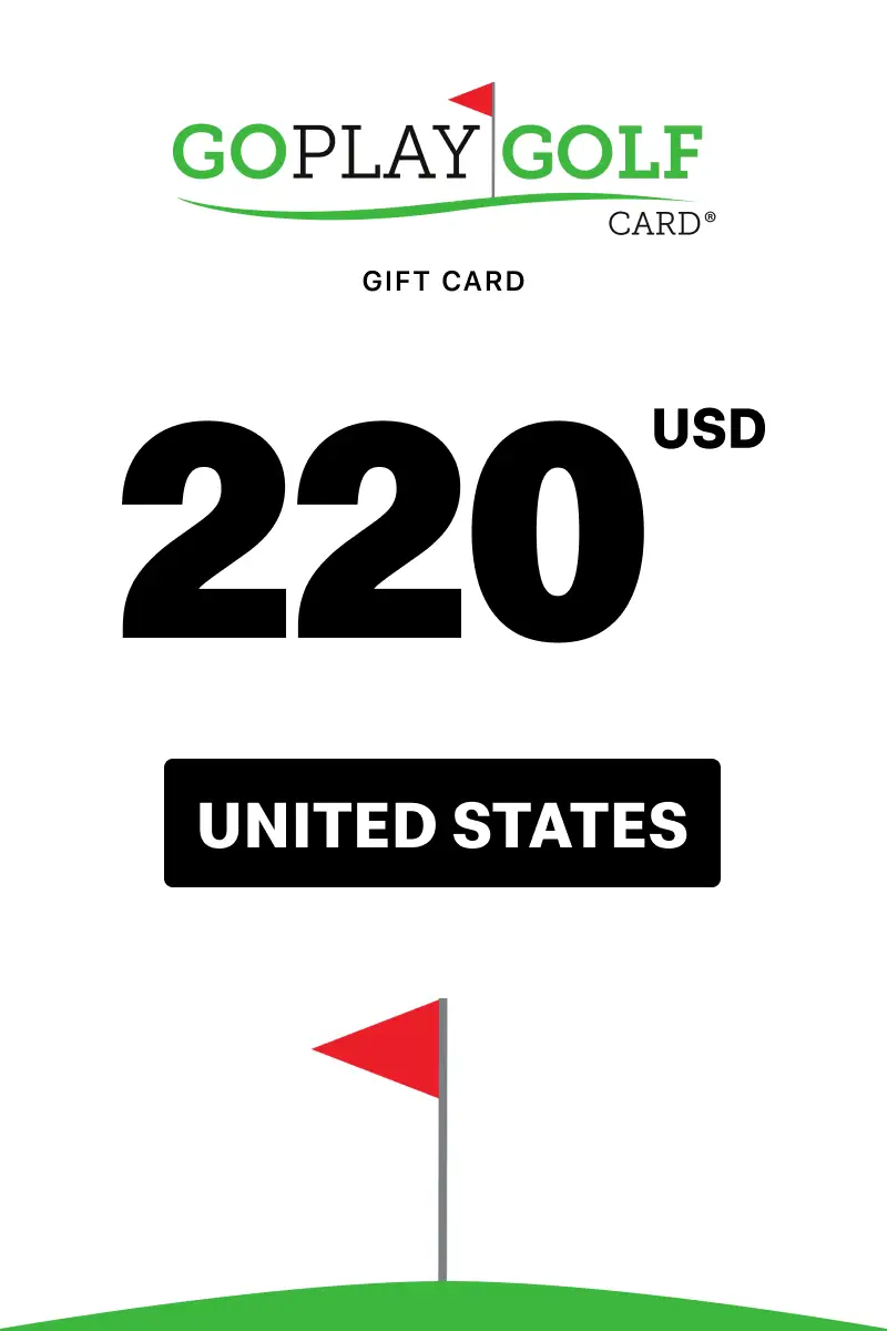 Go Play Golf 220 USD Gift Card (United States) - Digital Key