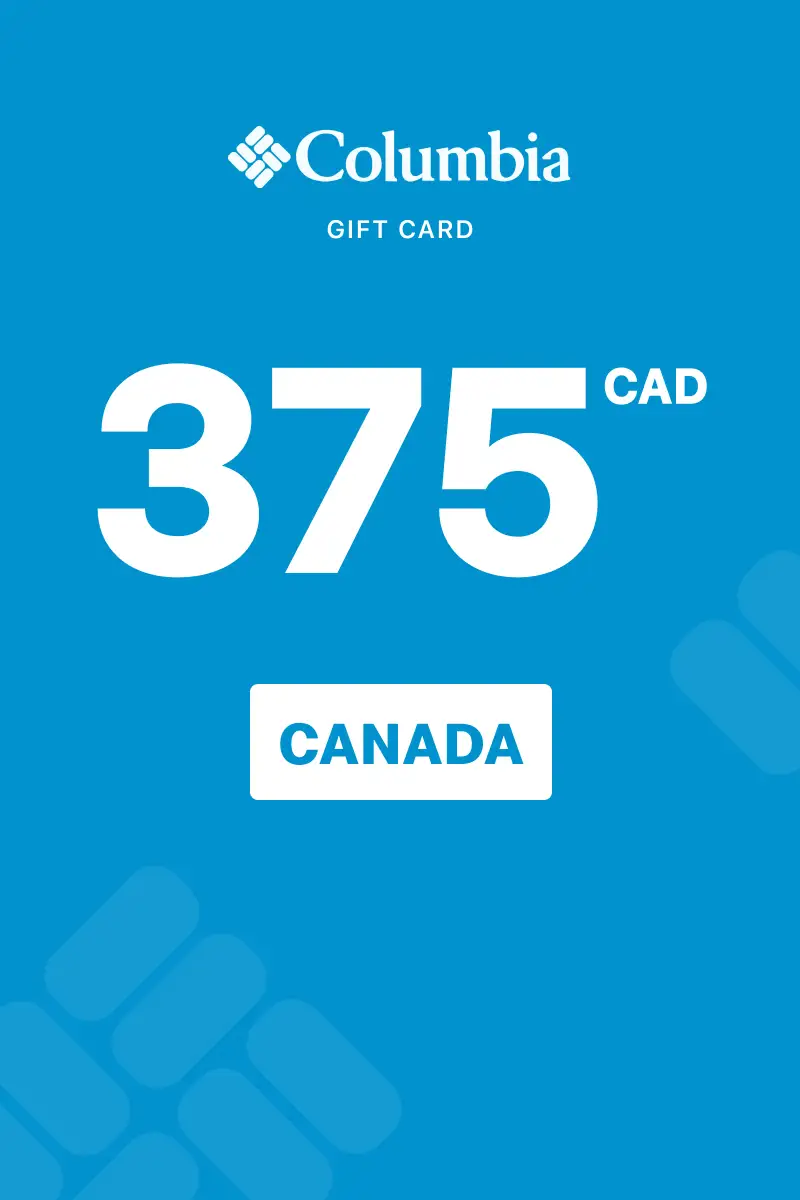 Columbia Sportswear 375 CAD Gift Card (Canada) - Digital Key