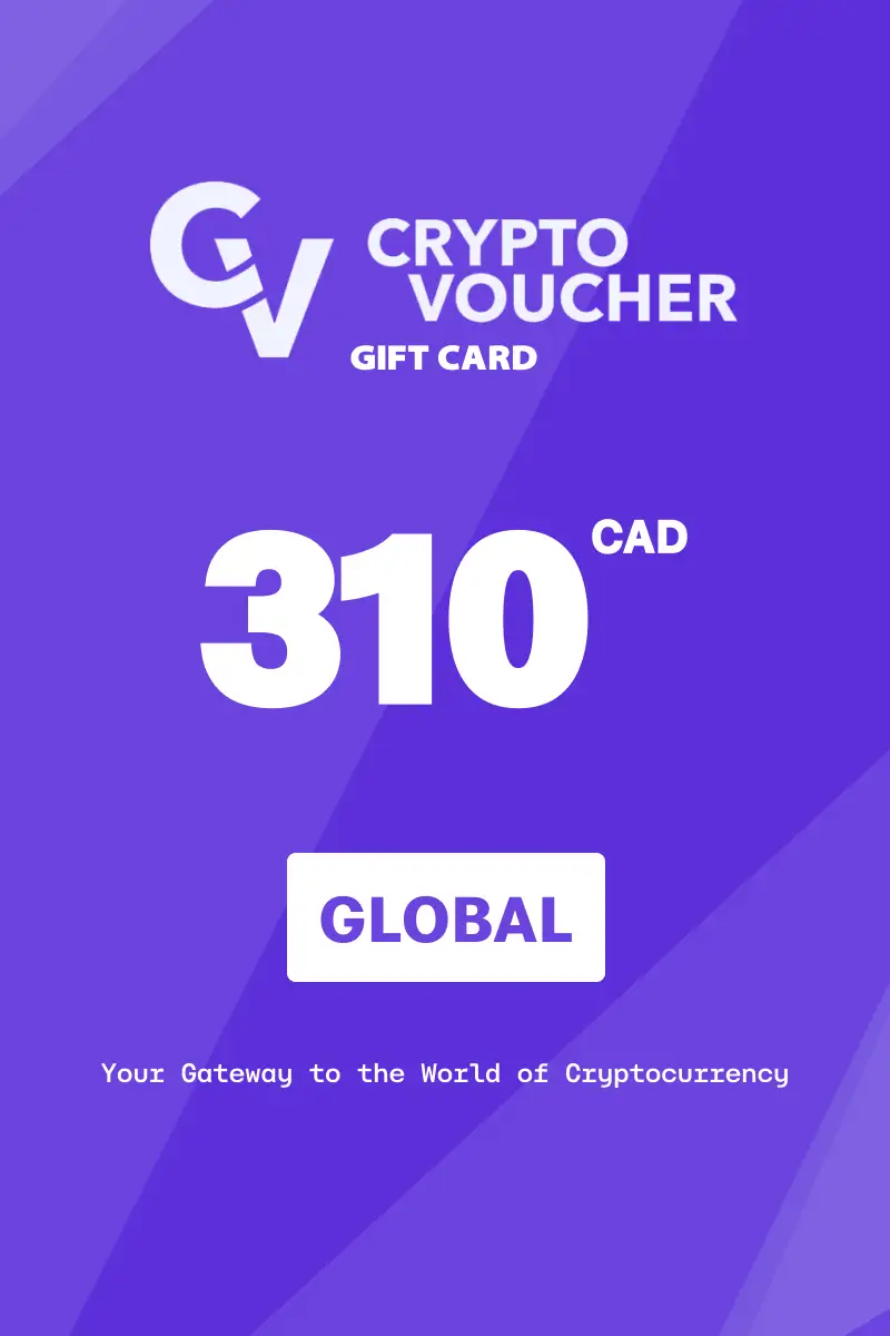 Crypto Voucher 310 CAD Gift Card (Global) - Digital Key