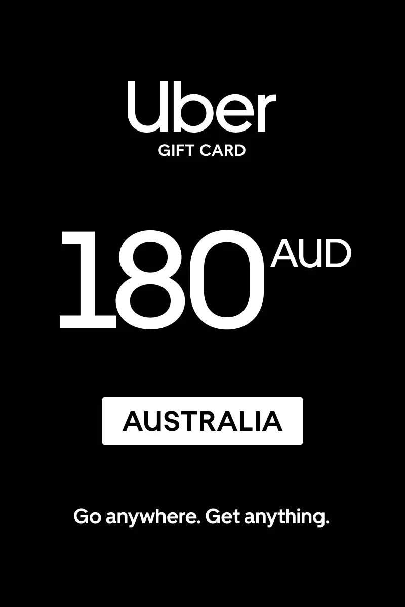 Uber 180 AUD Gift Card (Australia) - Digital Key