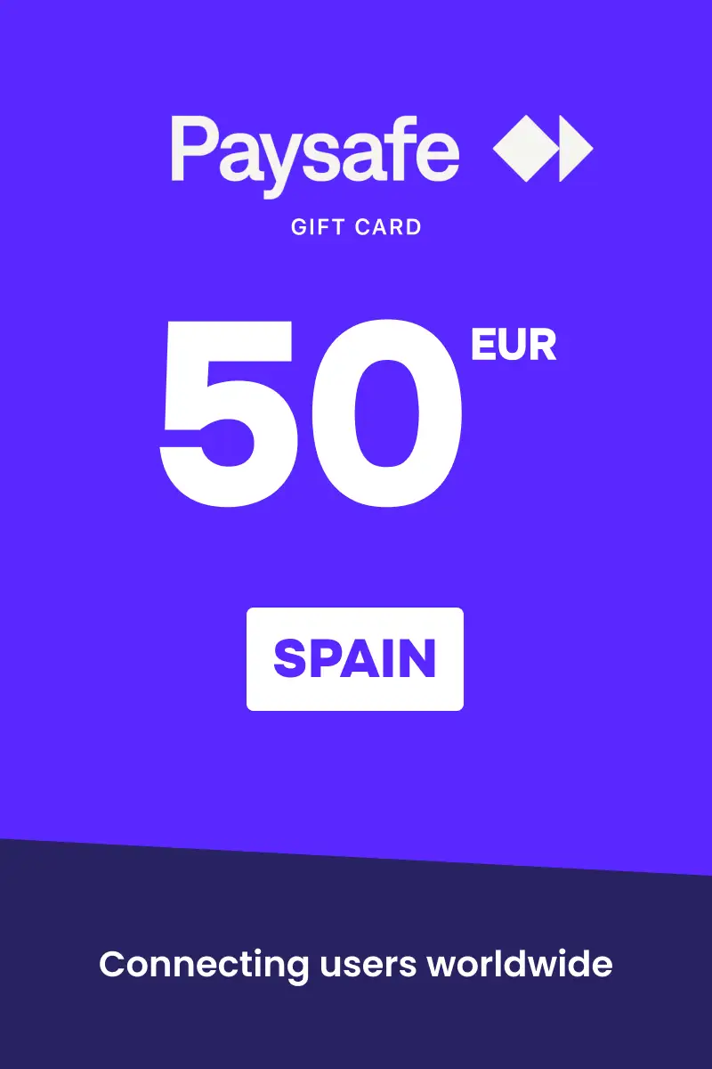 PaysafeCard 50 EUR Gift Card (Spain) - Digital Key
