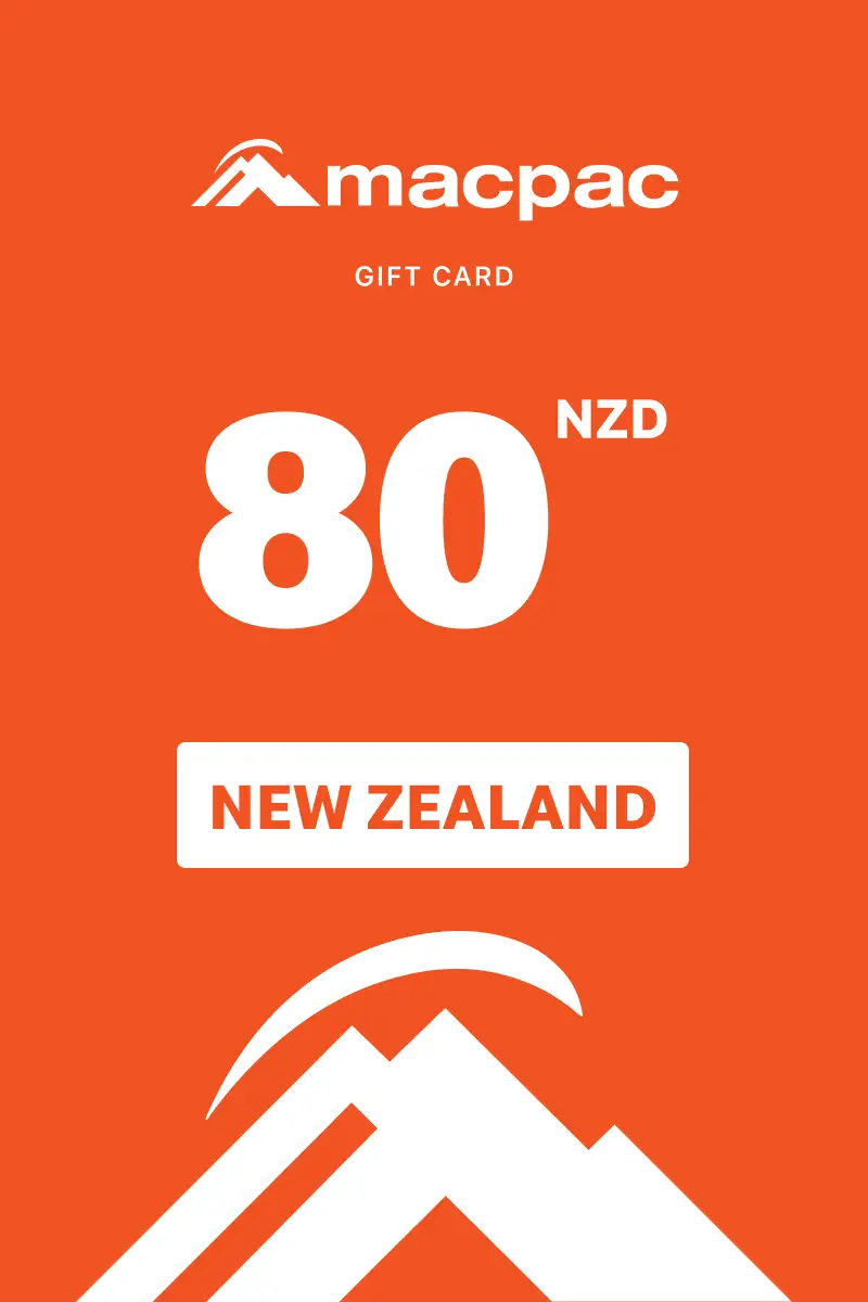 Macpac 80 NZD Gift Card (New Zealand) - Digital Key