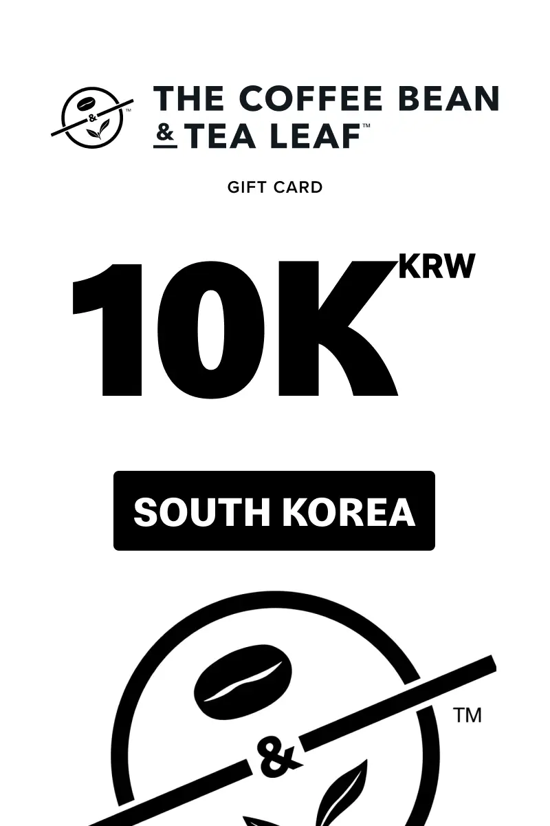 The Coffee Bean and Tea Leaf 10000 KRW Gift Card (South Korea) - Digital Key