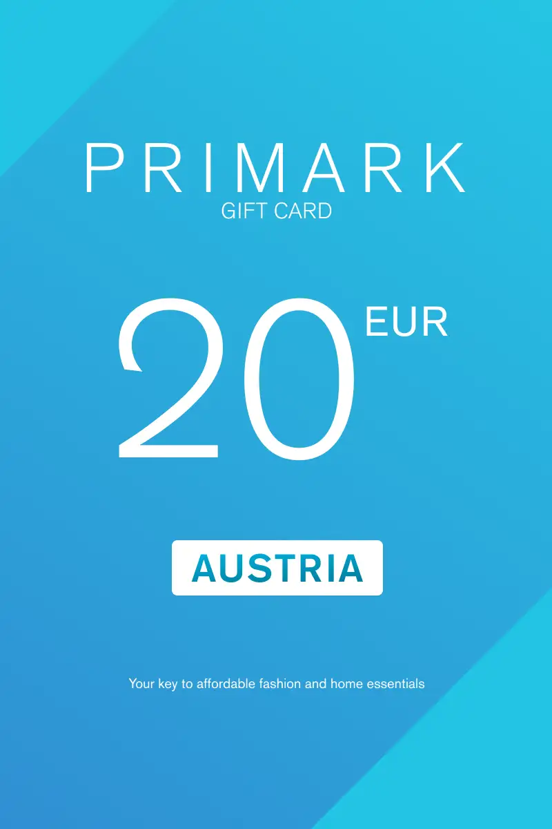Primark 20 EUR Gift Card (Austria) - Digital Key