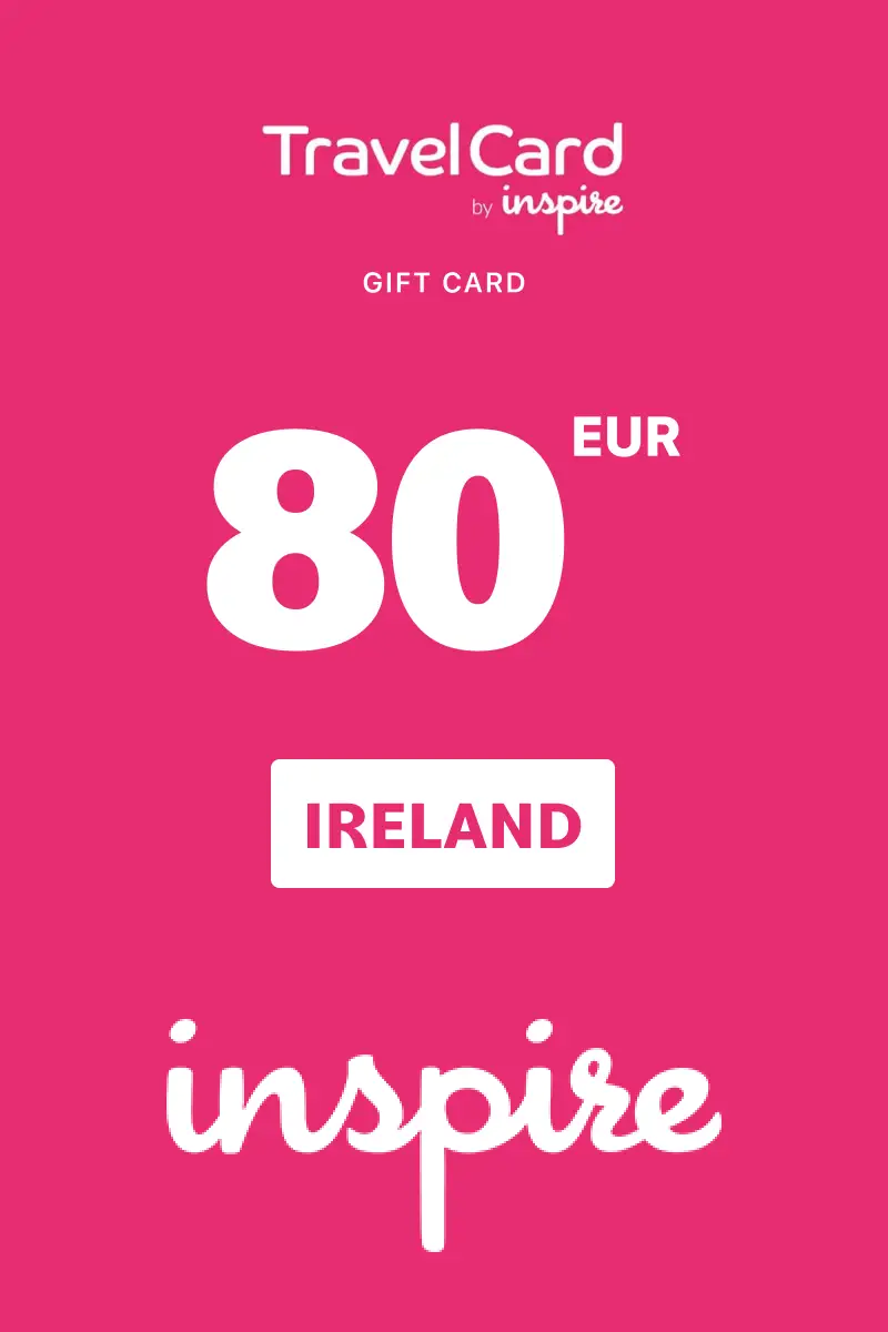 TravelCard by Inspire 80 EUR Gift Card (Ireland) - Digital Key