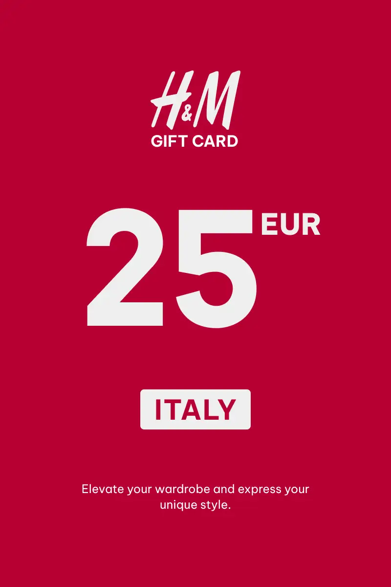 HandM 25 EUR Gift Card (Italy) - Digital Key