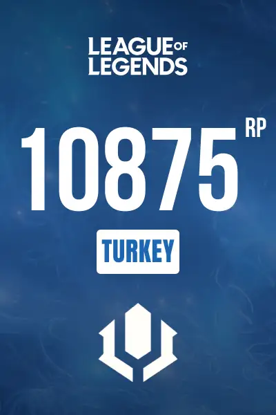 League of Legends 10875 RP (Turkey) - Digital Key