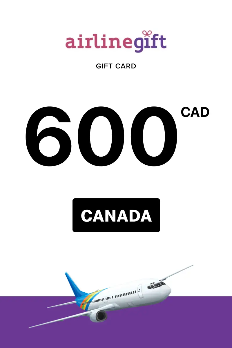 Airline Gift 600 CAD Gift Card (Canada) - Digital Key