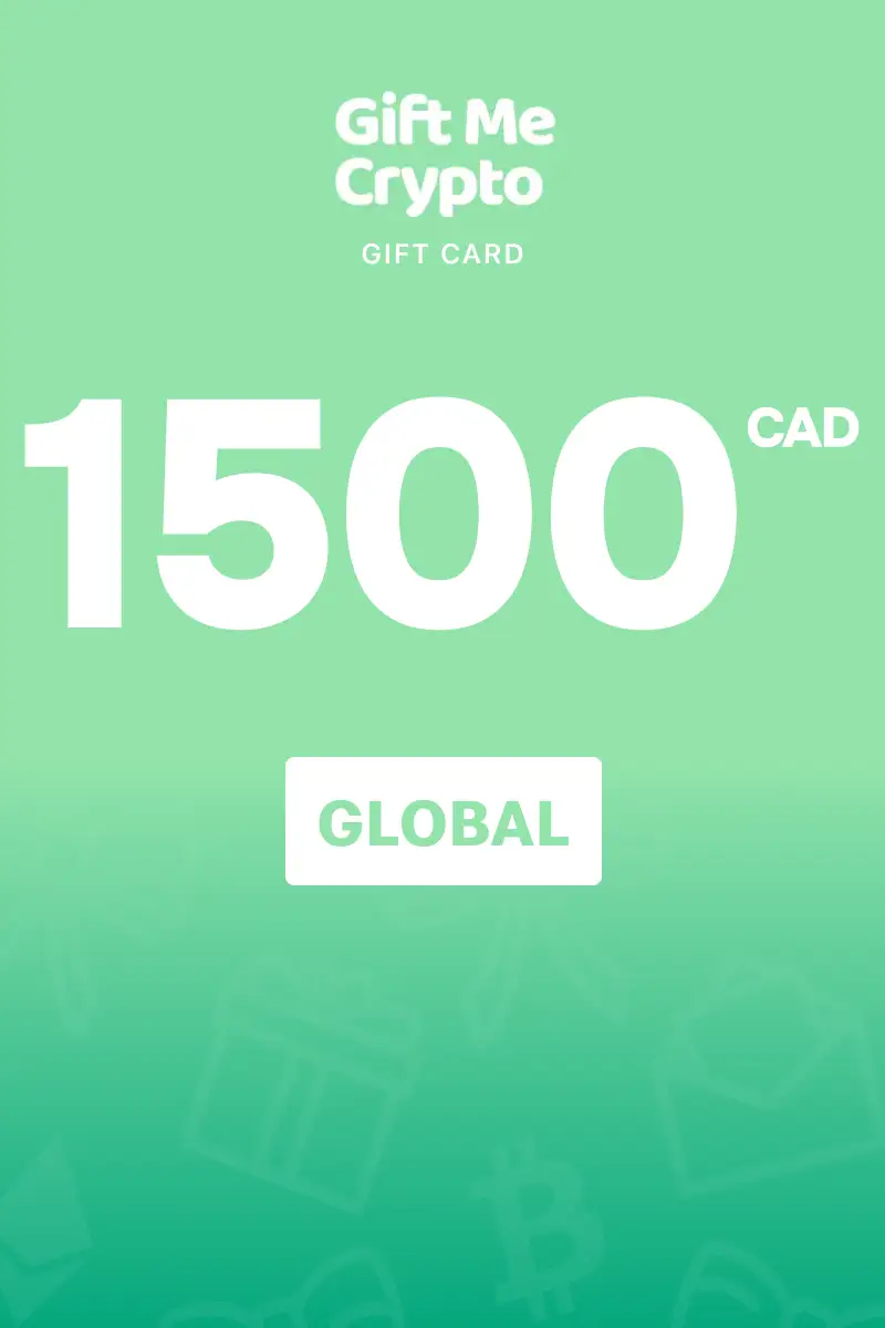 Gift Me Crypto 1500 CAD Gift Card (Global) - Digital Key
