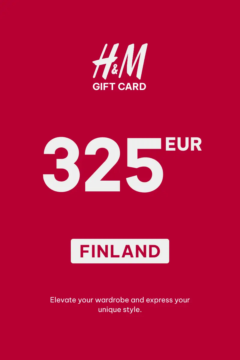 HandM 325 EUR Gift Card (Finland) - Digital Key