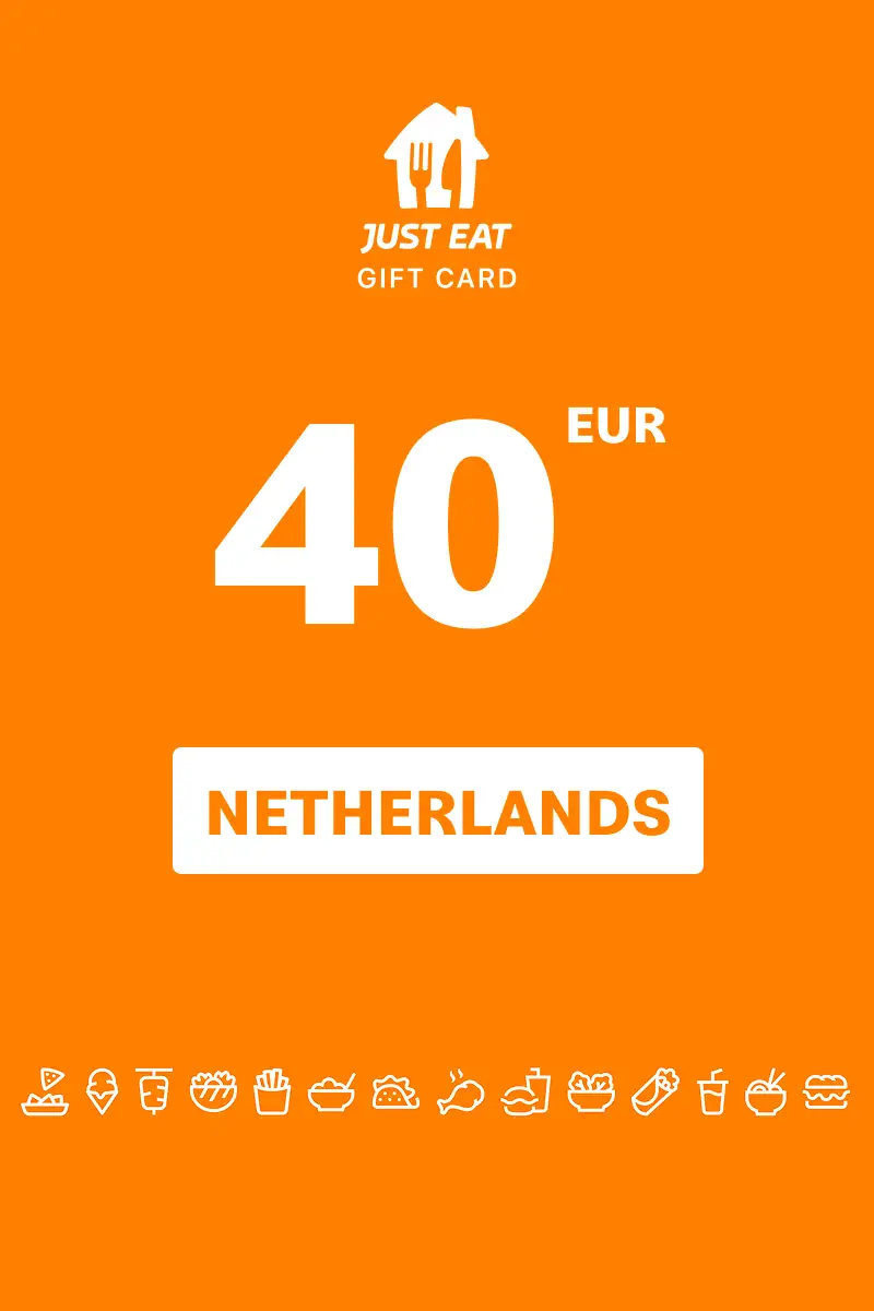 Just Eat 40 EUR Gift Card (Netherlands) - Digital Key