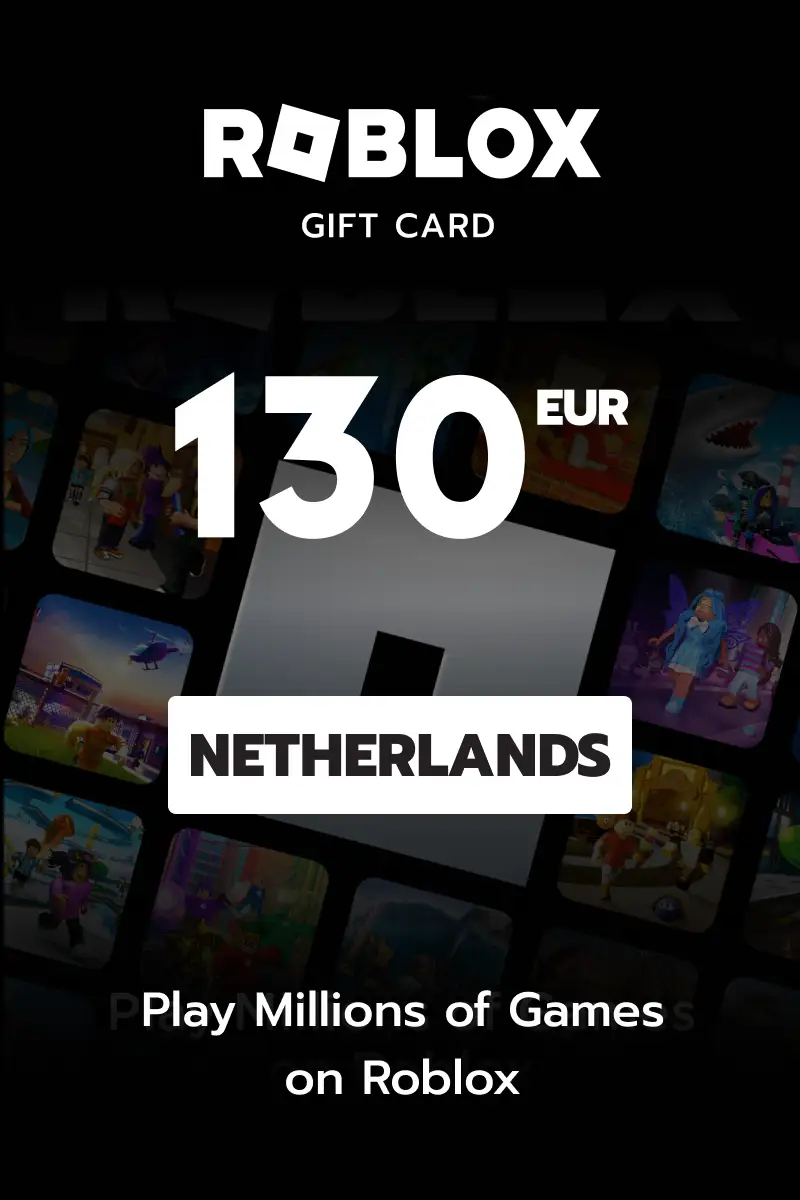 Roblox 130 EUR Gift Card (Netherlands) - Digital Key