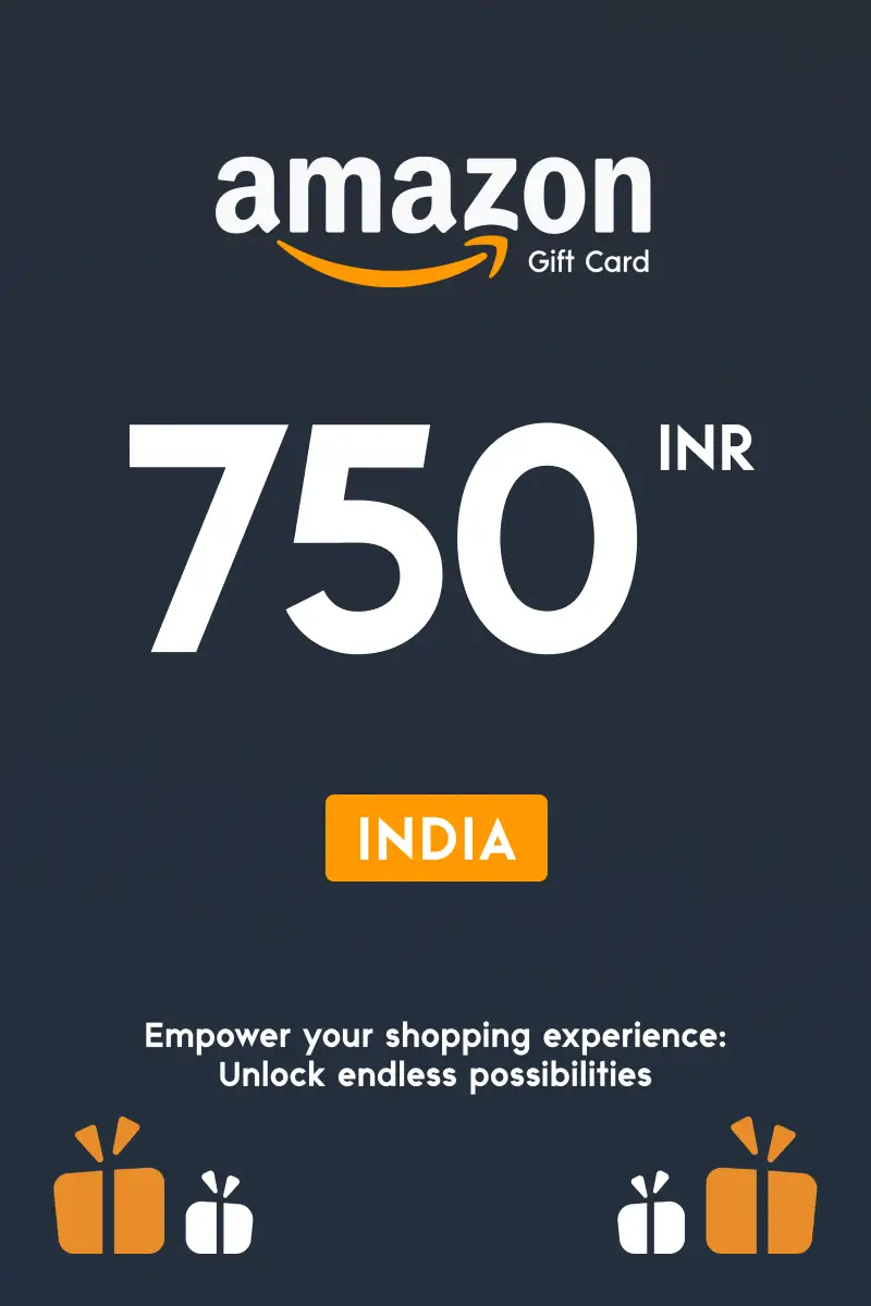 Amazon 750 INR Gift Card (India) - Digital Key