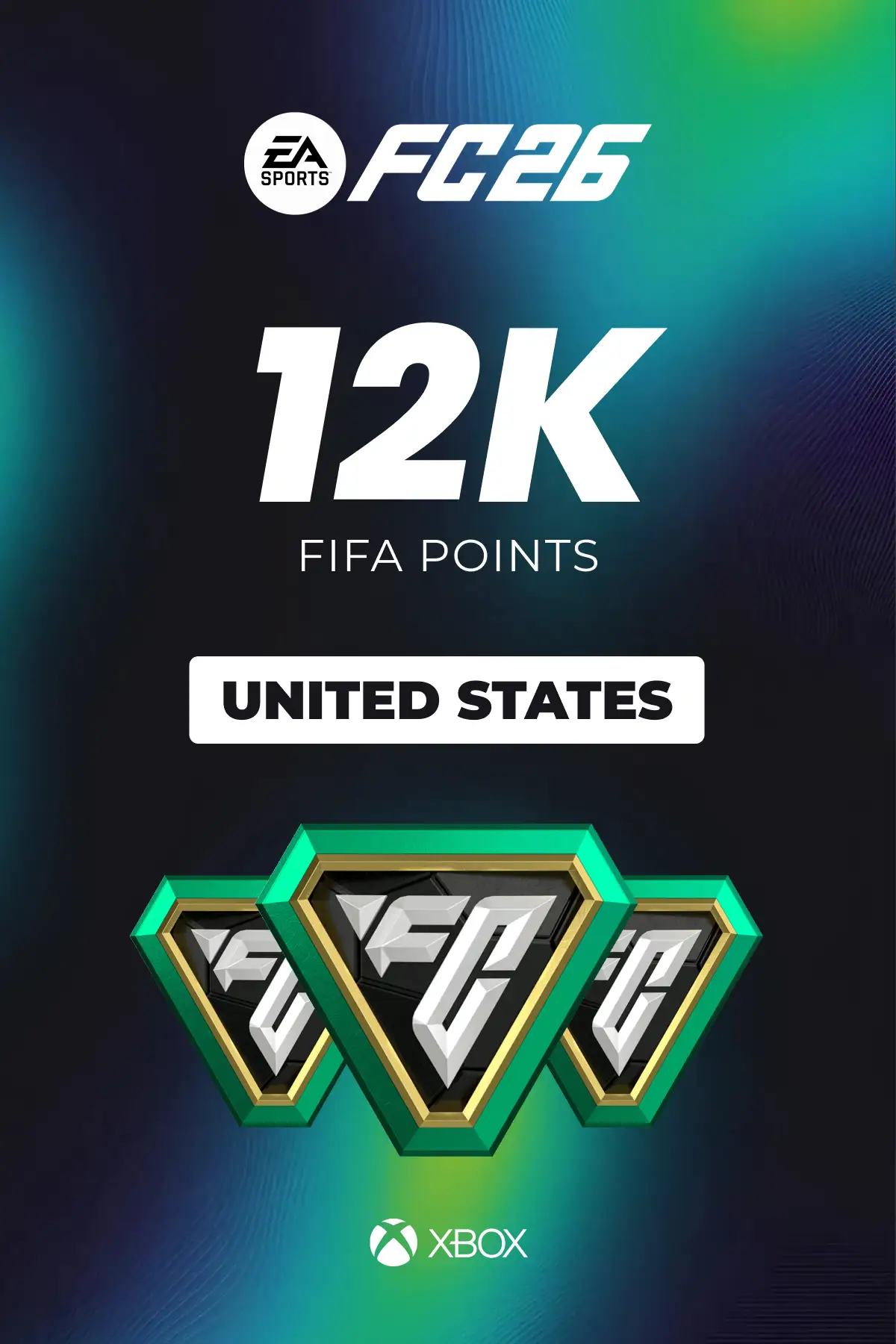 EA SPORTS FC 26 - 12000 FC Points (United States) (Xbox One / Xbox Series X|S) - Xbox Live - Digital Key