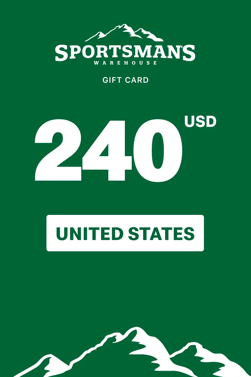Sportsman's Warehouse 240 USD Gift Card (United States) - Digital Key