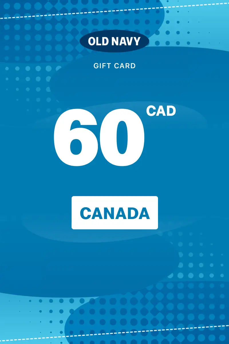Old Navy 60 CAD Gift Card (Canada) - Digital Key