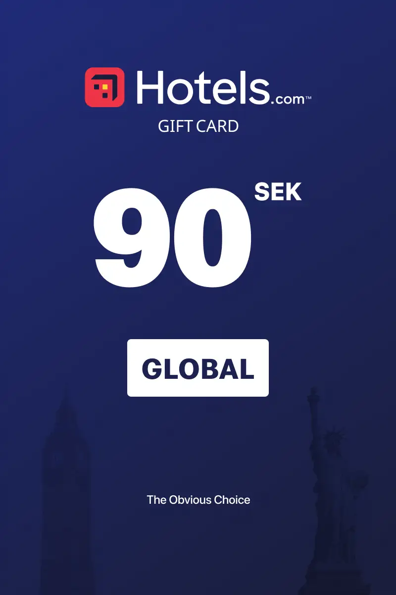 Hotels.com 90 SEK Gift Card (Global) - Digital Key