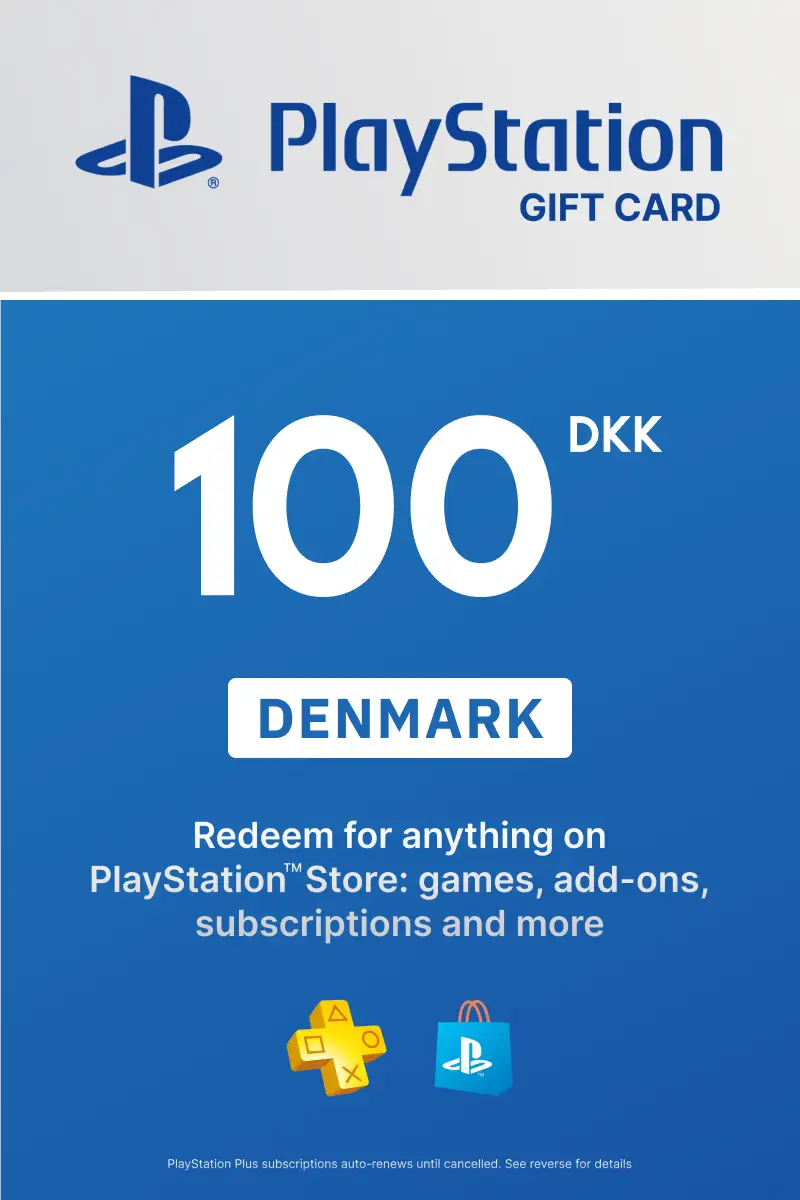 PlayStation Store 100 DKK Gift Card (Denmark) - Digital Key