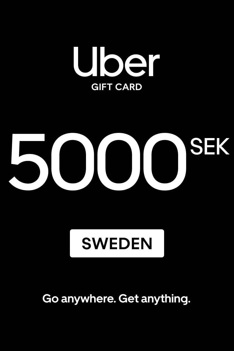 Uber 5000 SEK Gift Card (Sweden) - Digital Key