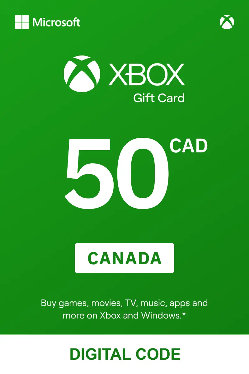 Xbox gift on sale card canada