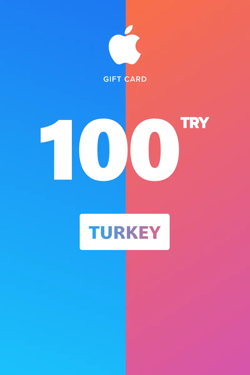 App Store and iTunes 100 TRY Gift Card (Turkey) - Digital Key
