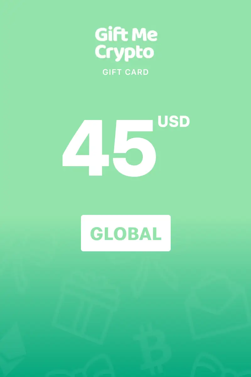 Gift Me Crypto (BTC) 45 USD Gift Card (Global) - Digital Key