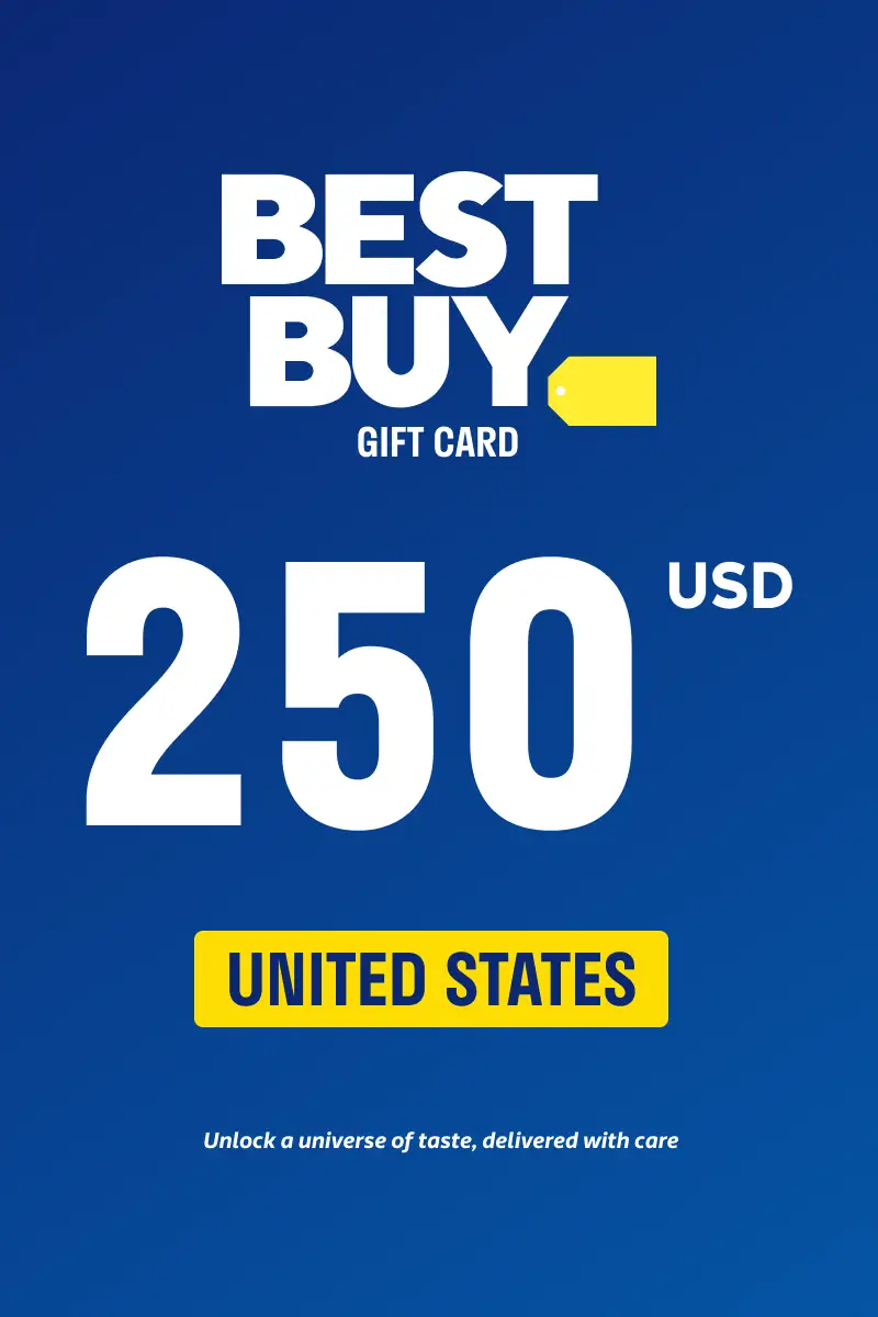 Best Buy 250 USD Gift Card (United States) - Digital Key