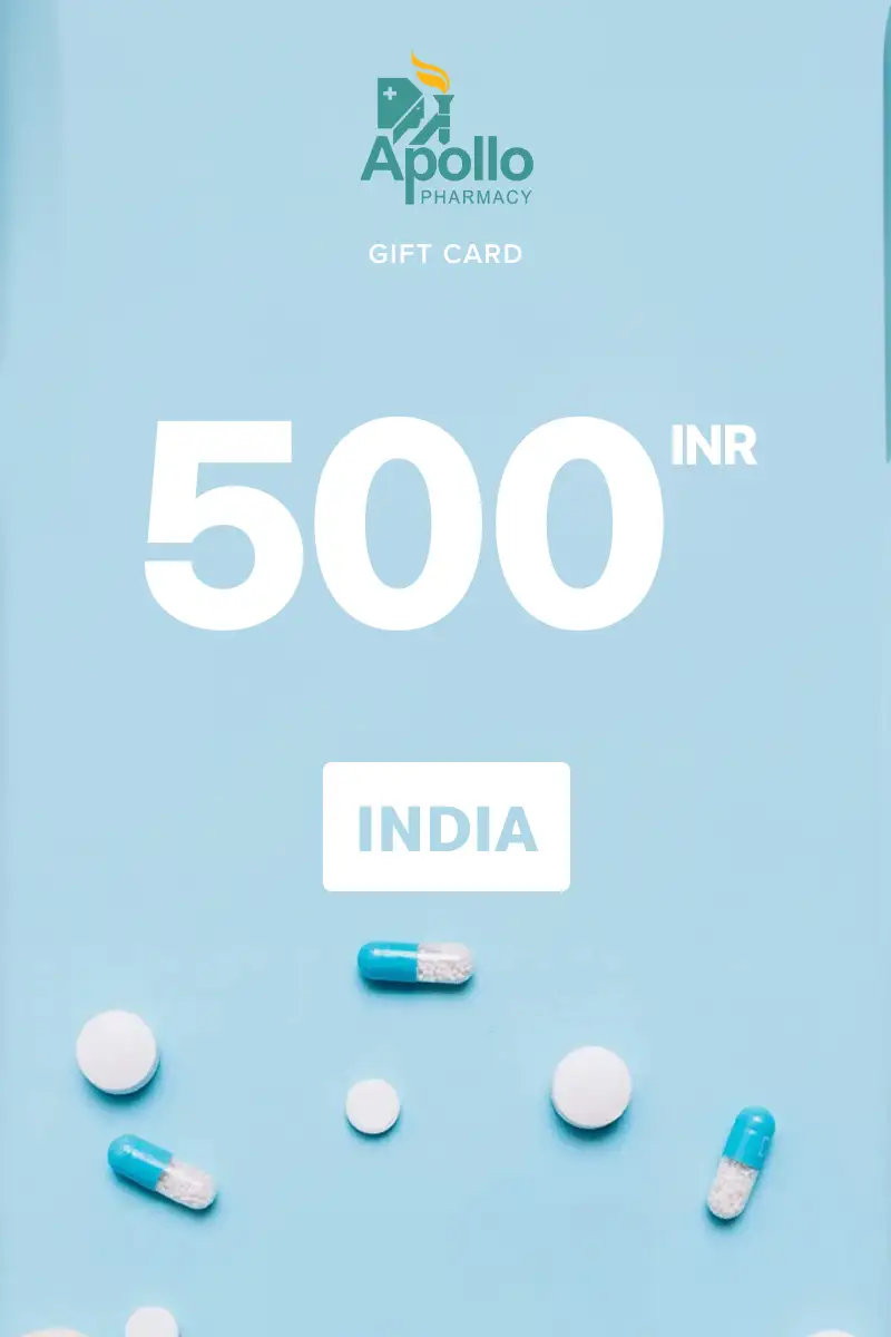 Apollo Pharmacy 500 INR Gift Card (India) - Digital Key