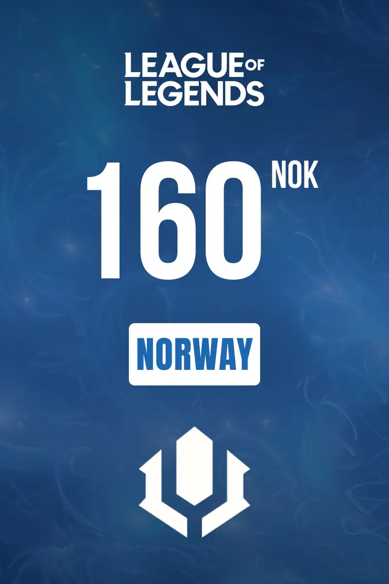 League of legends 160 NOK Gift Card (Norway) - Digital Key