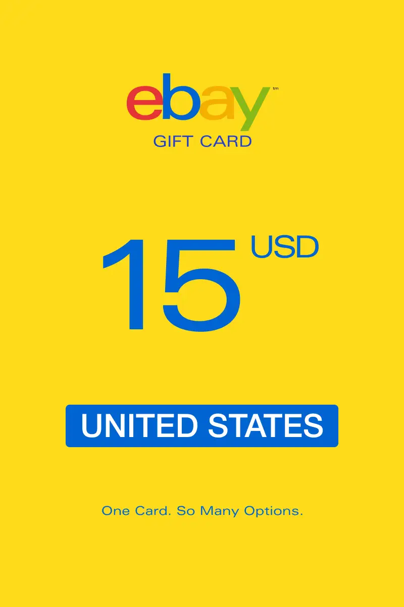 eBay 15 USD Gift Card (United States) - Digital Key