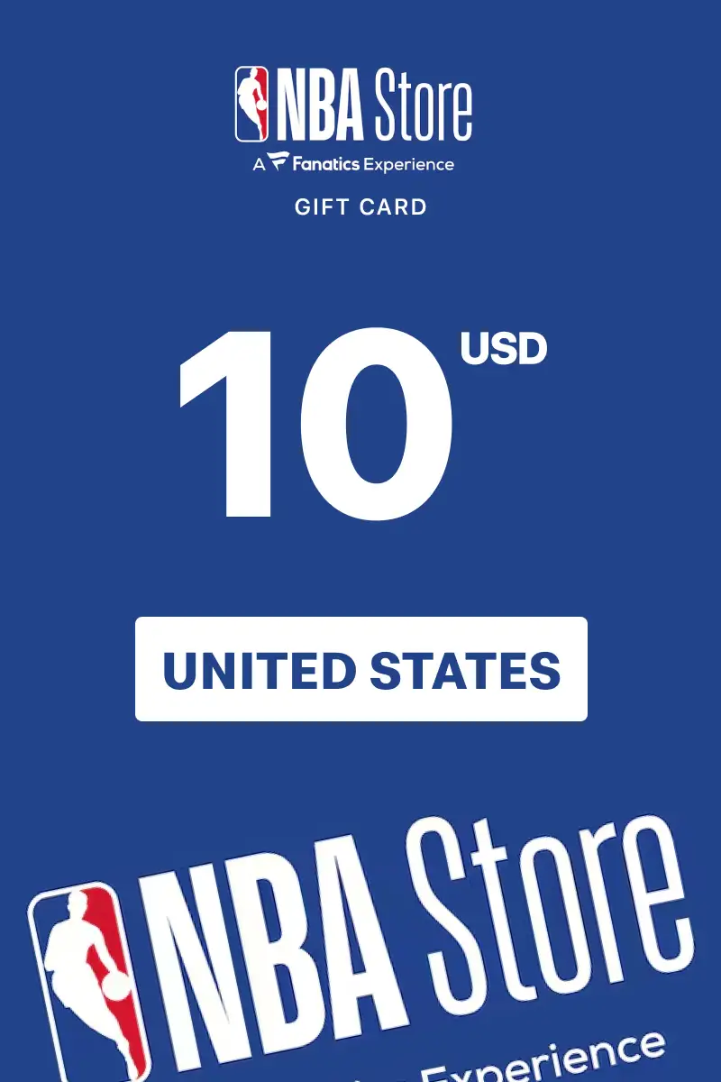 NBA Store 10 USD Gift Card (United States) - Digital Key