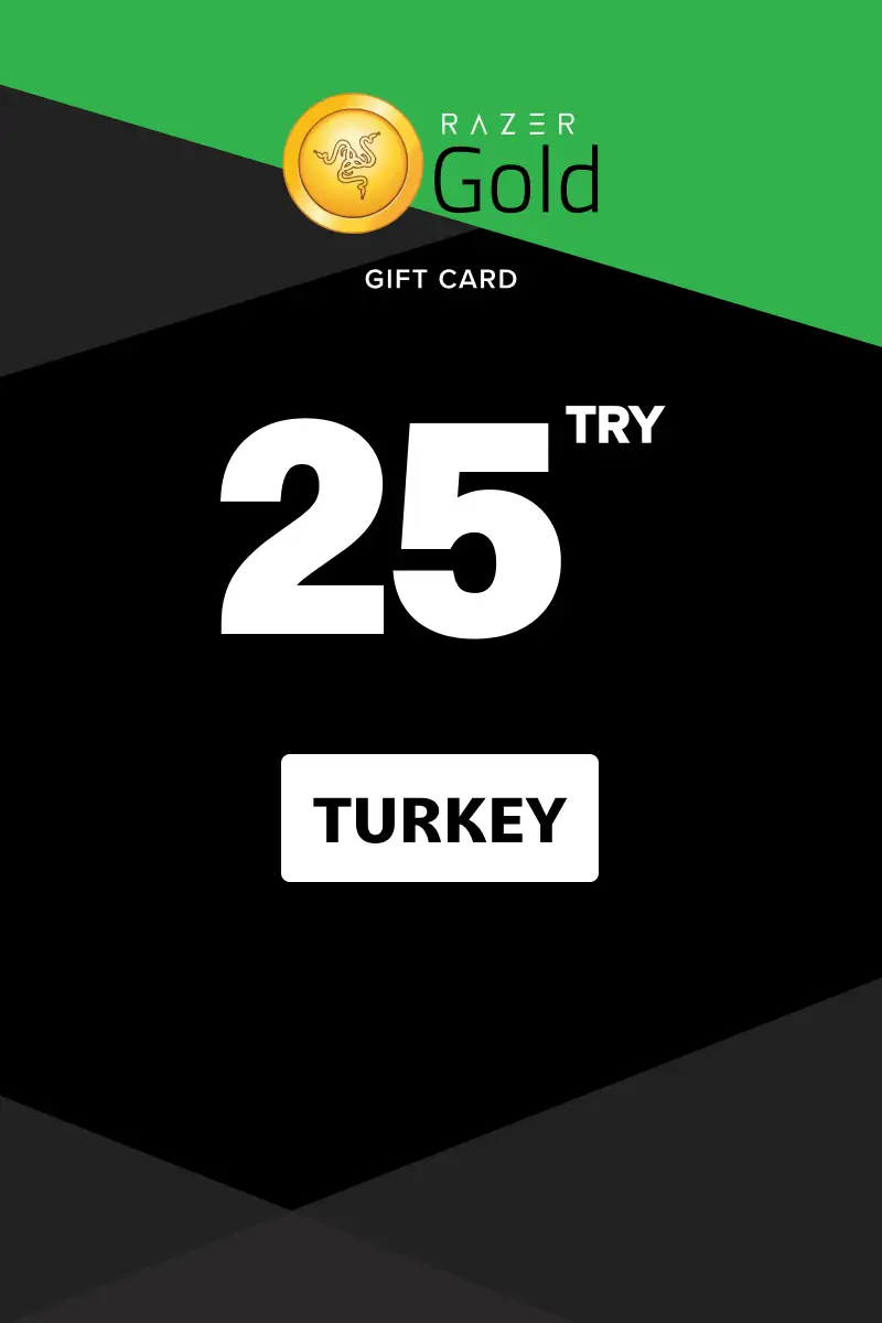 Razer Gold 25 TRY Gift Card (Turkey) - Digital Key