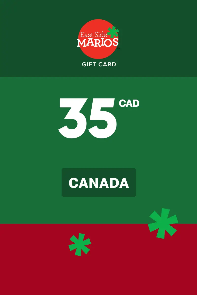 East Side Mario's 35 CAD Gift Card (Canada) - Digital Key