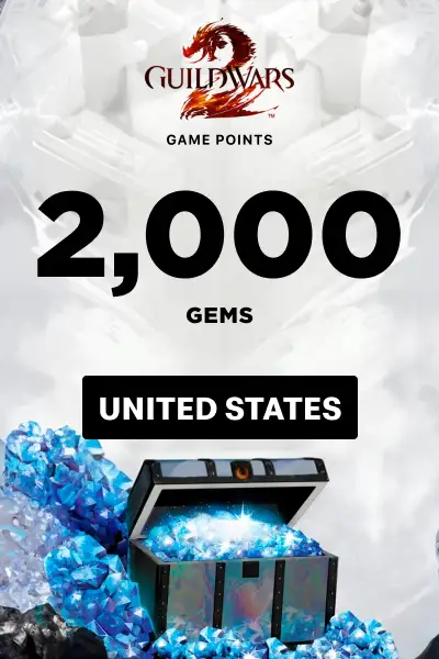 Guild Wars 2 - 2000 Gems Card (United States) (PC) - NCSoft - Digital Key