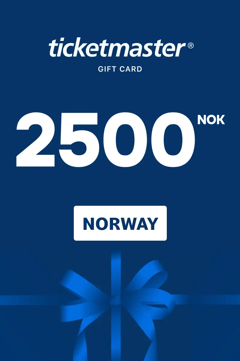 Ticketmaster 2500 NOK Gift Card (Norway) - Digital Key