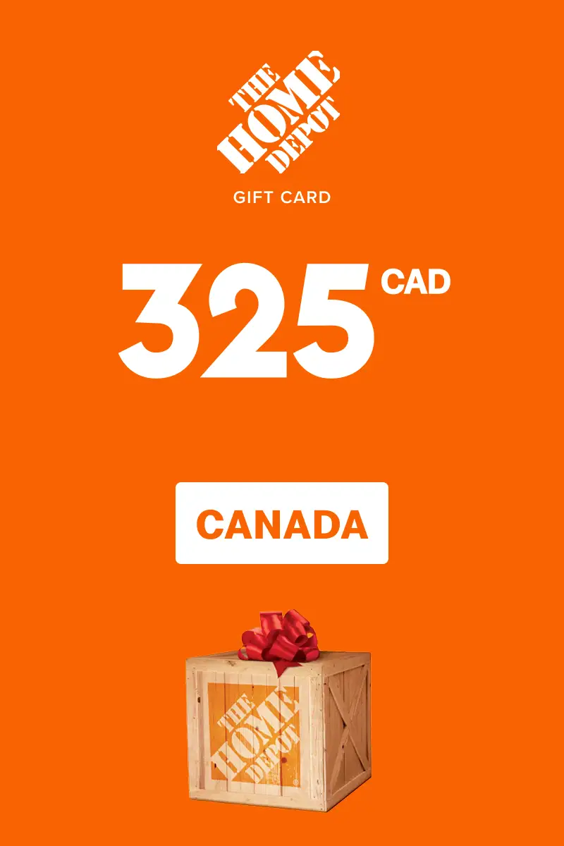Home Depot 325 CAD Gift Card (Canada) - Digital Key